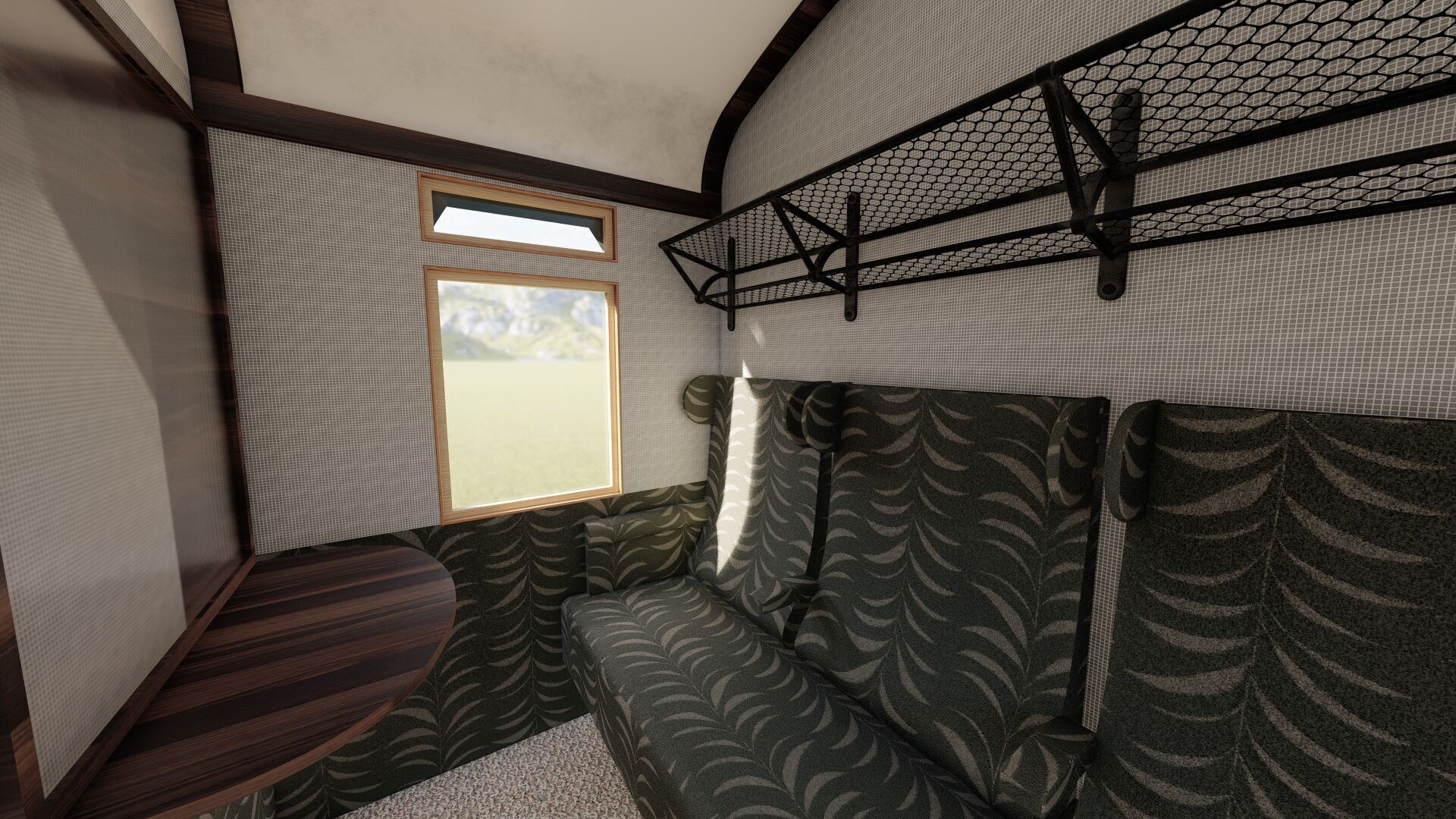 Vintage steam train 3D model_24