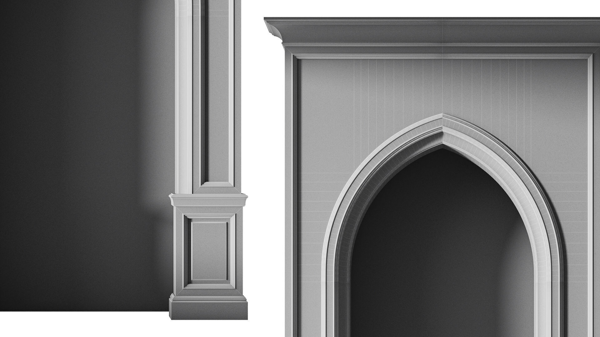 Arch 09 Arabian 3D model_5