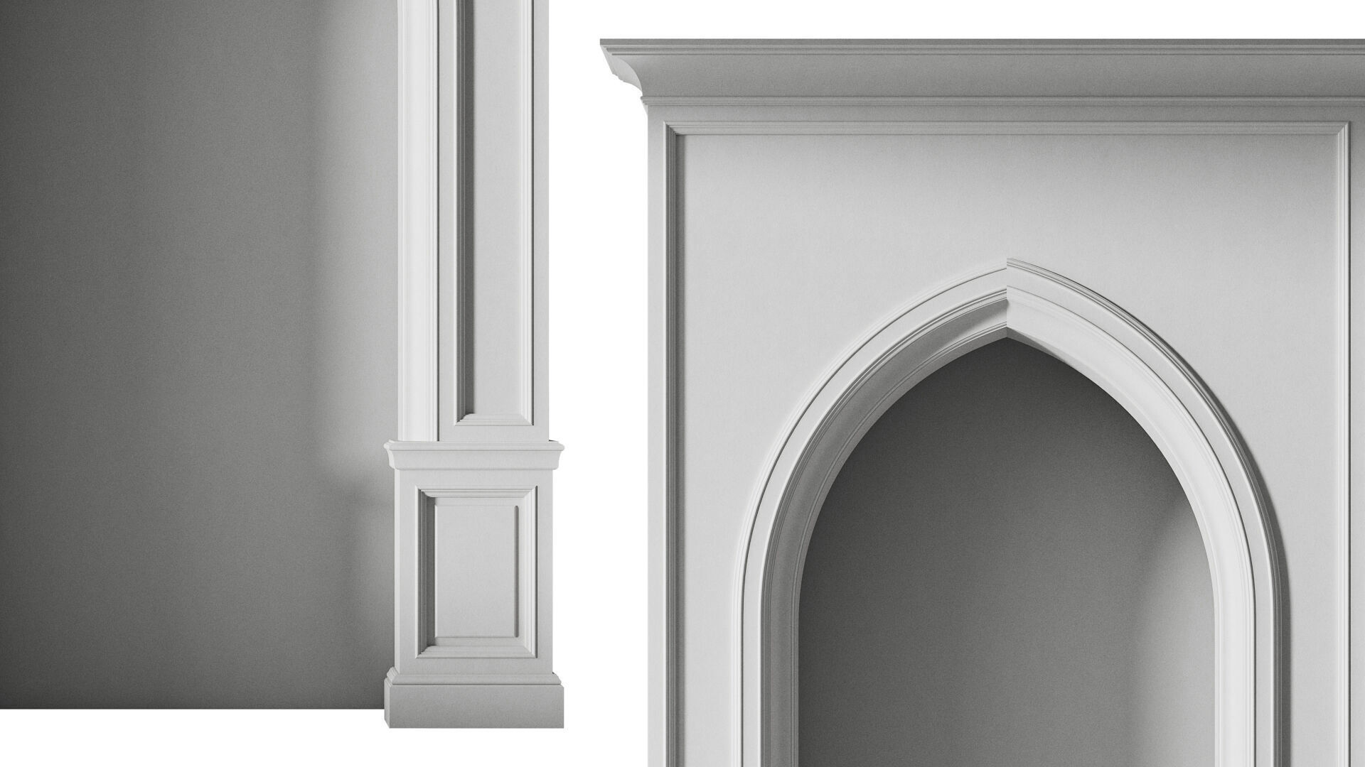 Arch 09 Arabian 3D model_4