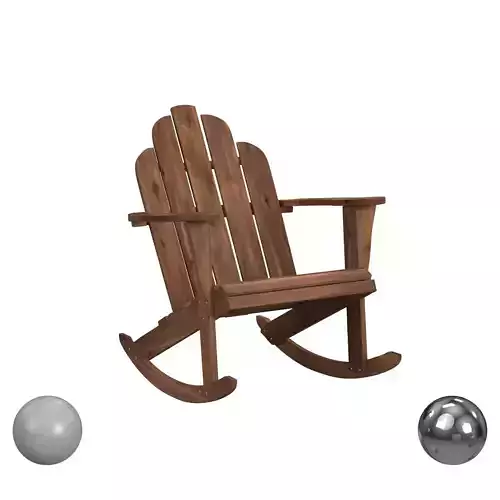 ADIRONDACK BROWN ROCKING CHAIR