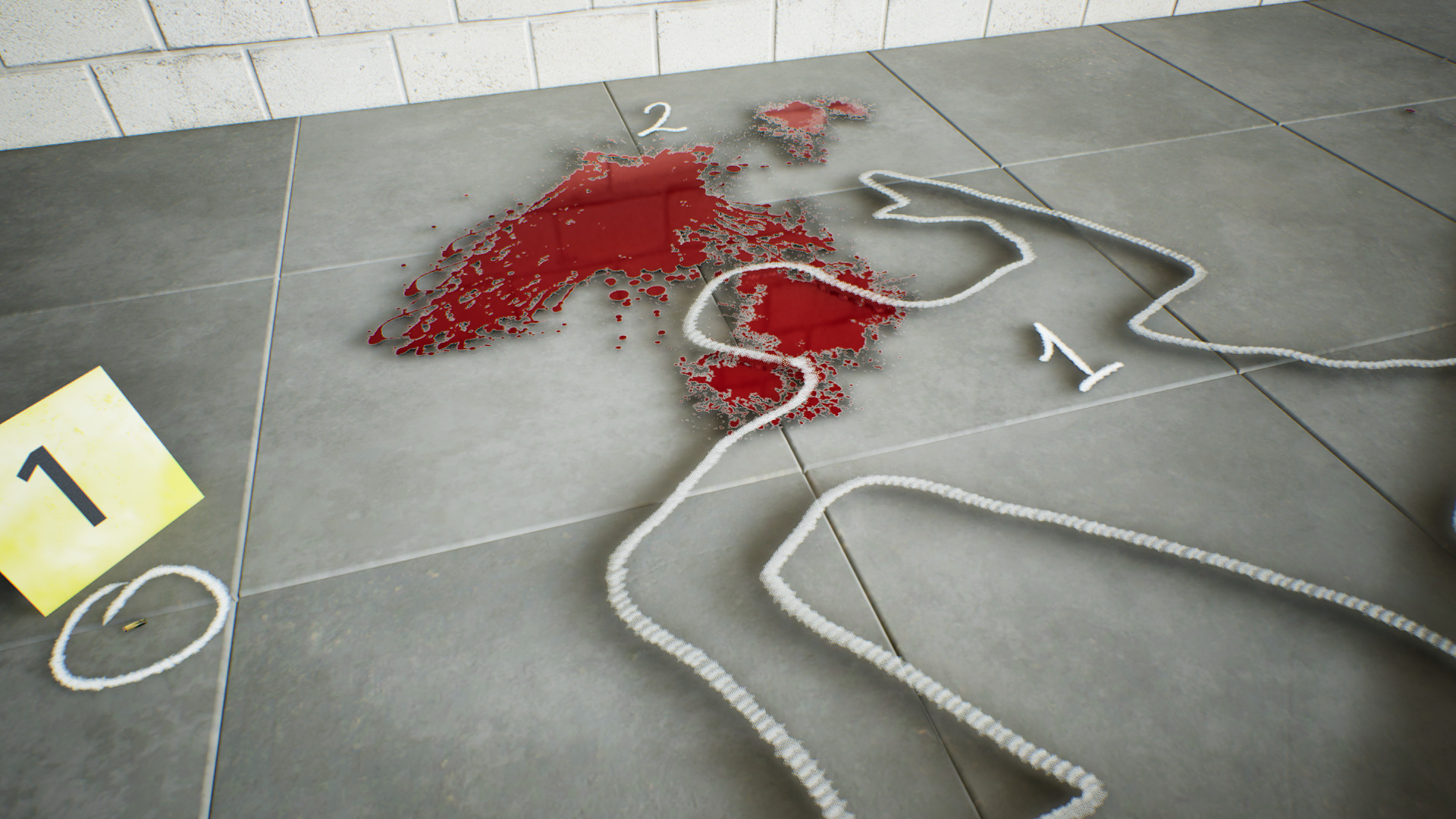 Crime Scene - Assets Pack Low-poly 3D model_5