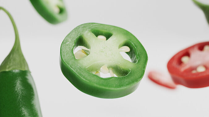 Chili Pepper 3D model 4