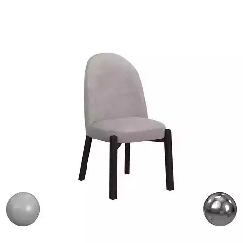 Joanie Upholstered Dining Chair Granite Gray