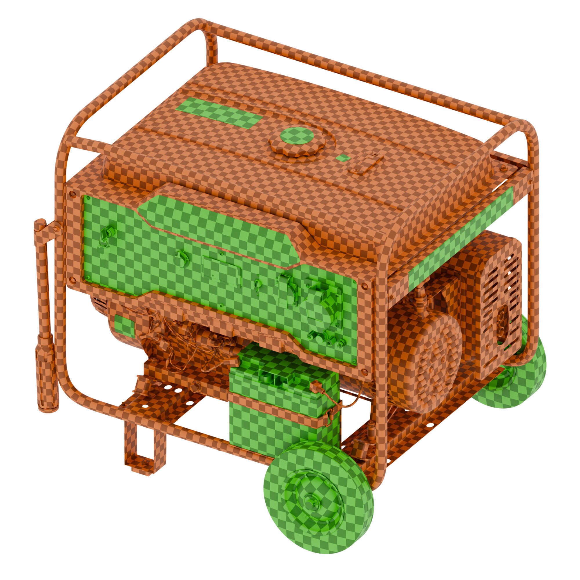 GasolineGenerator n4 3D model_9