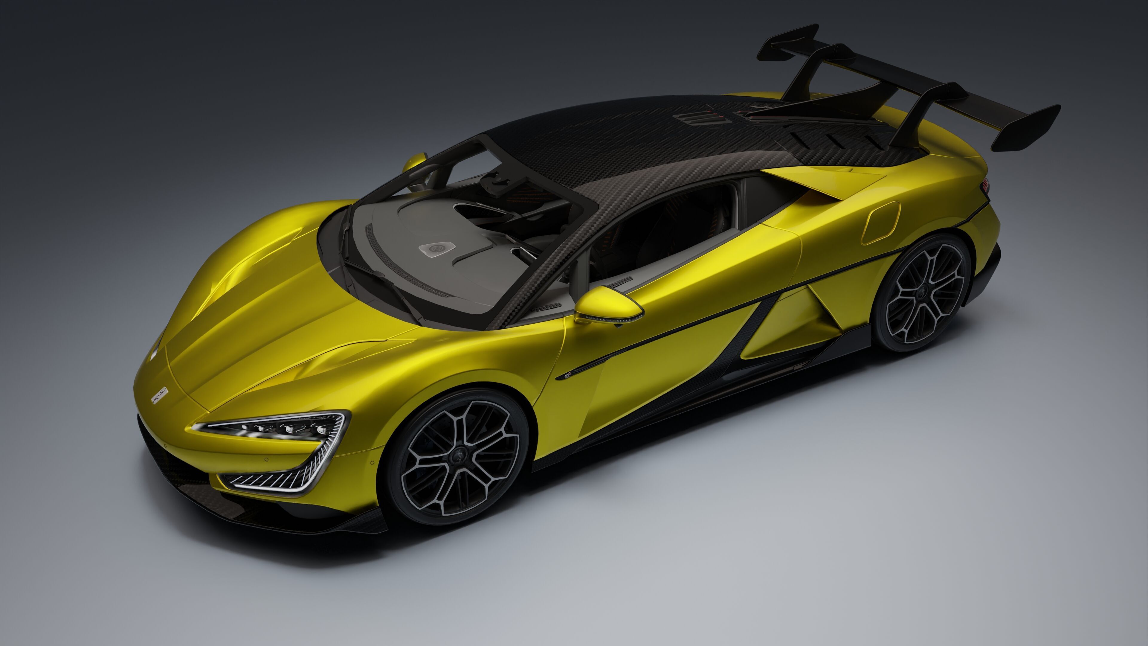 BYD YangWang U9 Low-poly 3D model_2