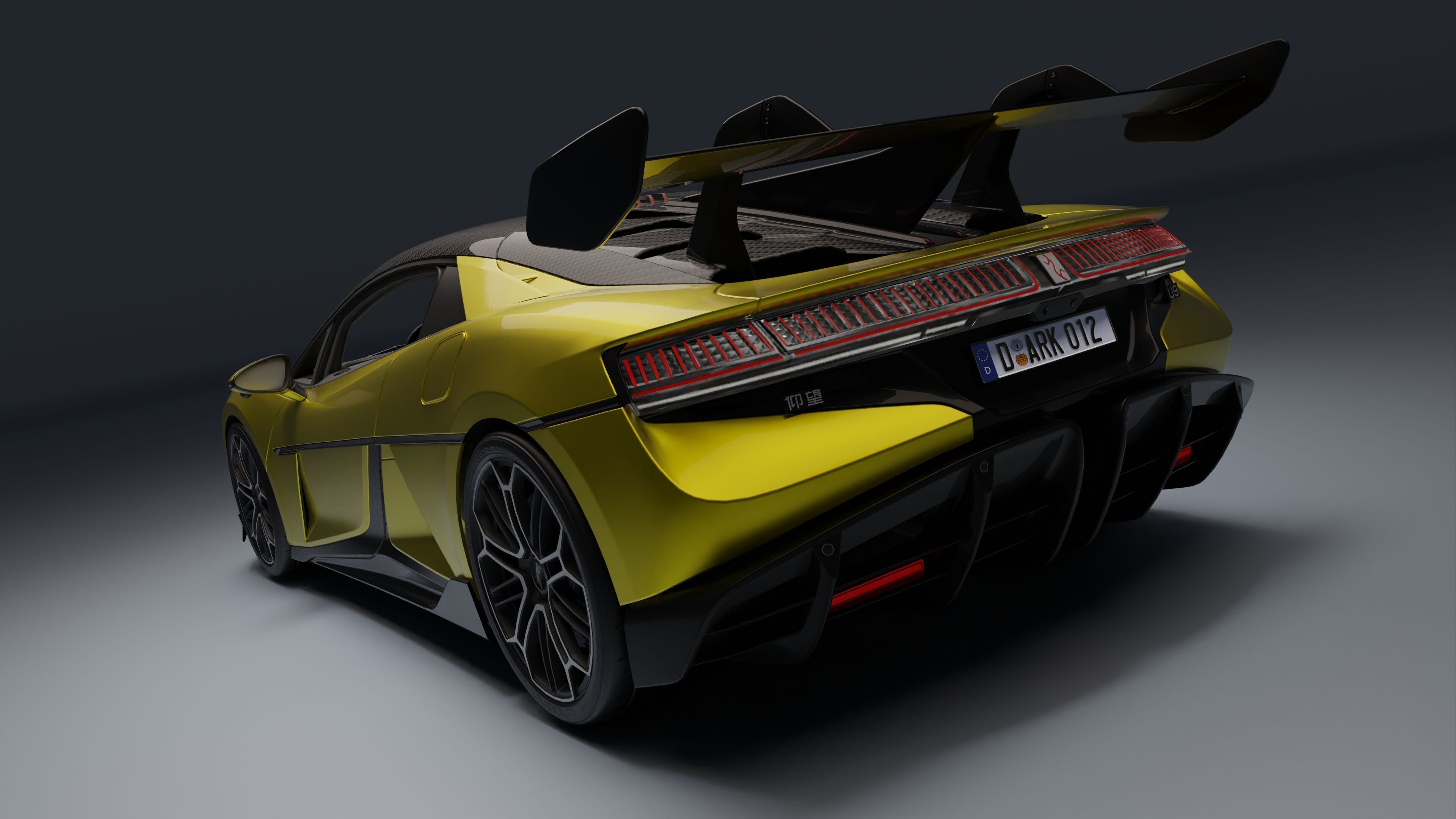 BYD YangWang U9 Low-poly 3D model_31