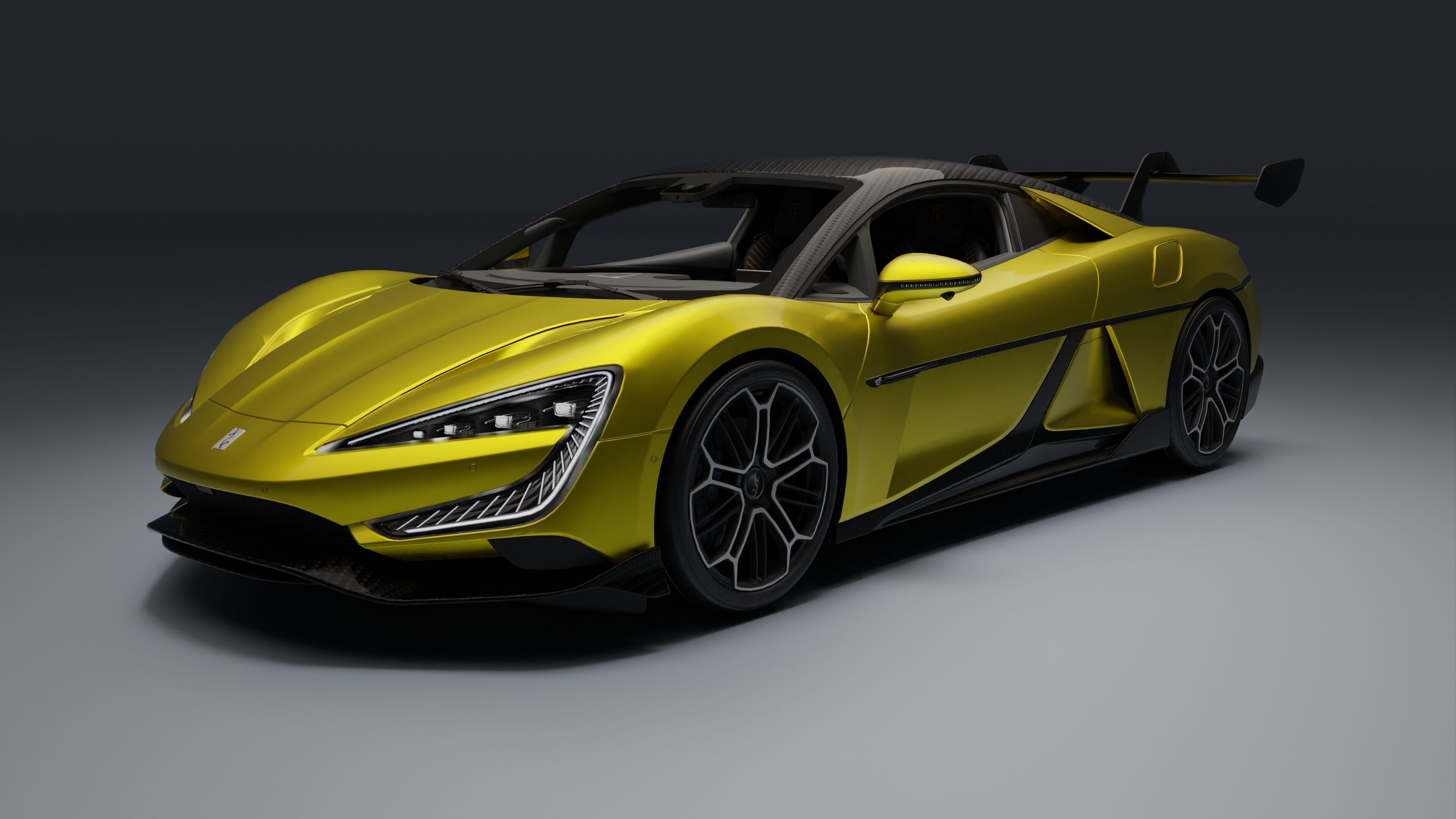 BYD YangWang U9 Low-poly 3D model_1