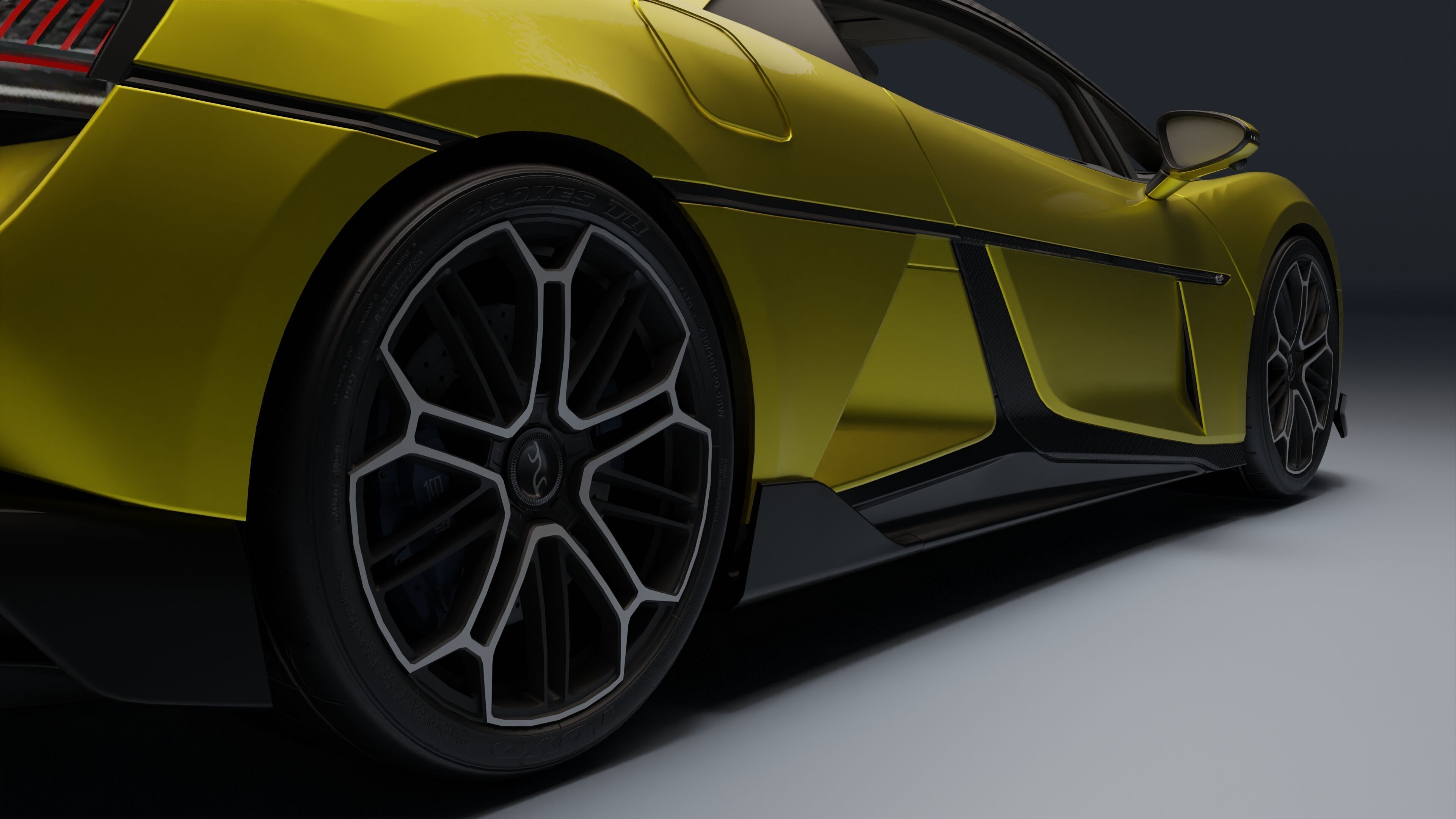 BYD YangWang U9 Low-poly 3D model_14