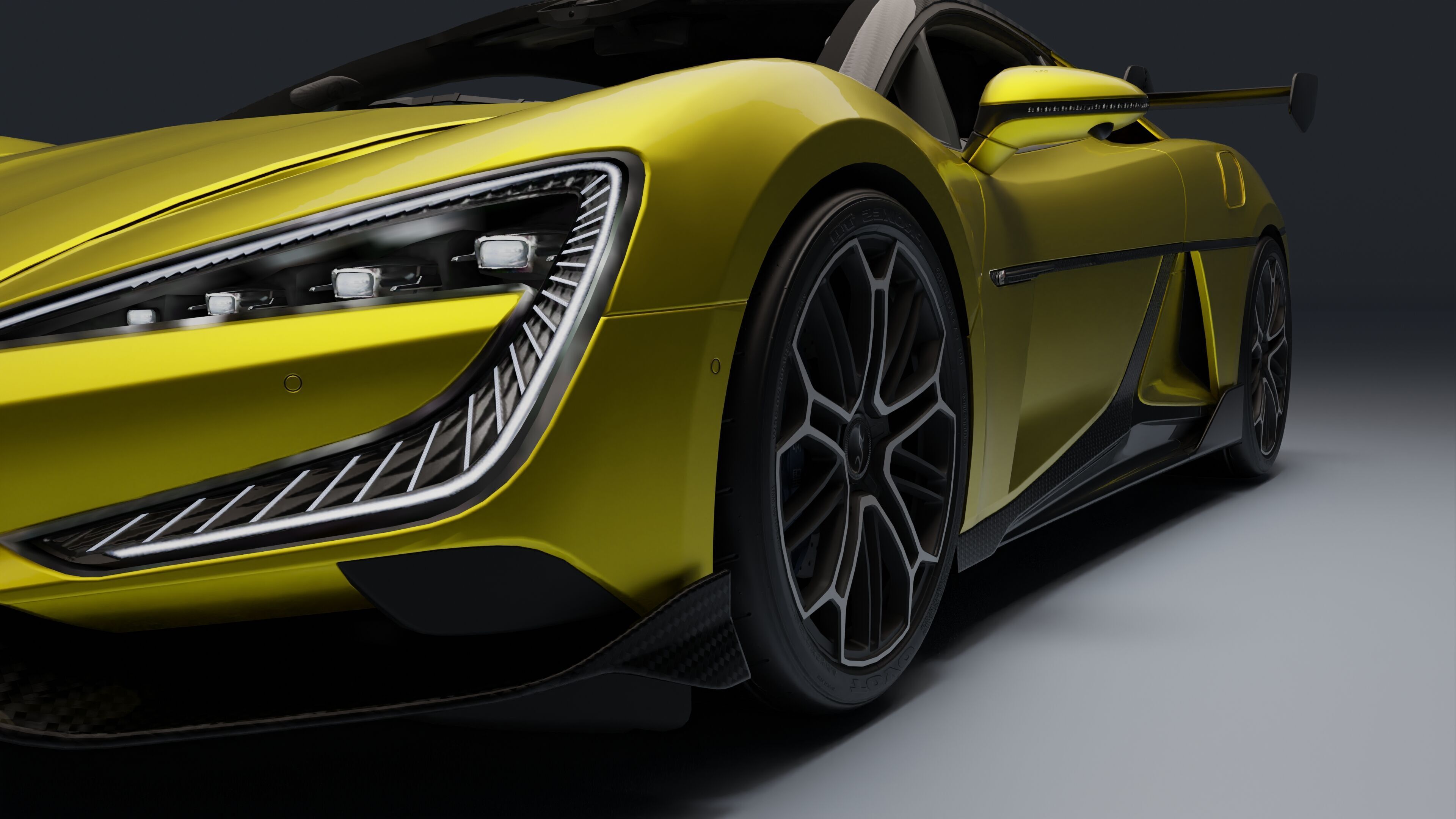 BYD YangWang U9 Low-poly 3D model_11