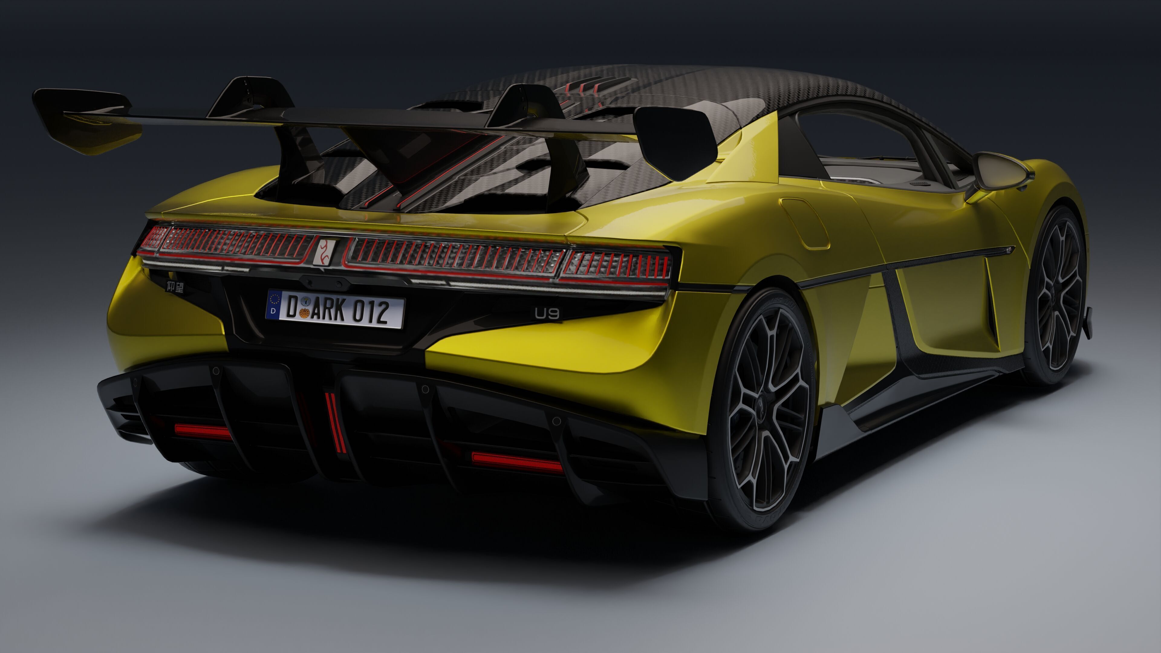 BYD YangWang U9 Low-poly 3D model_25