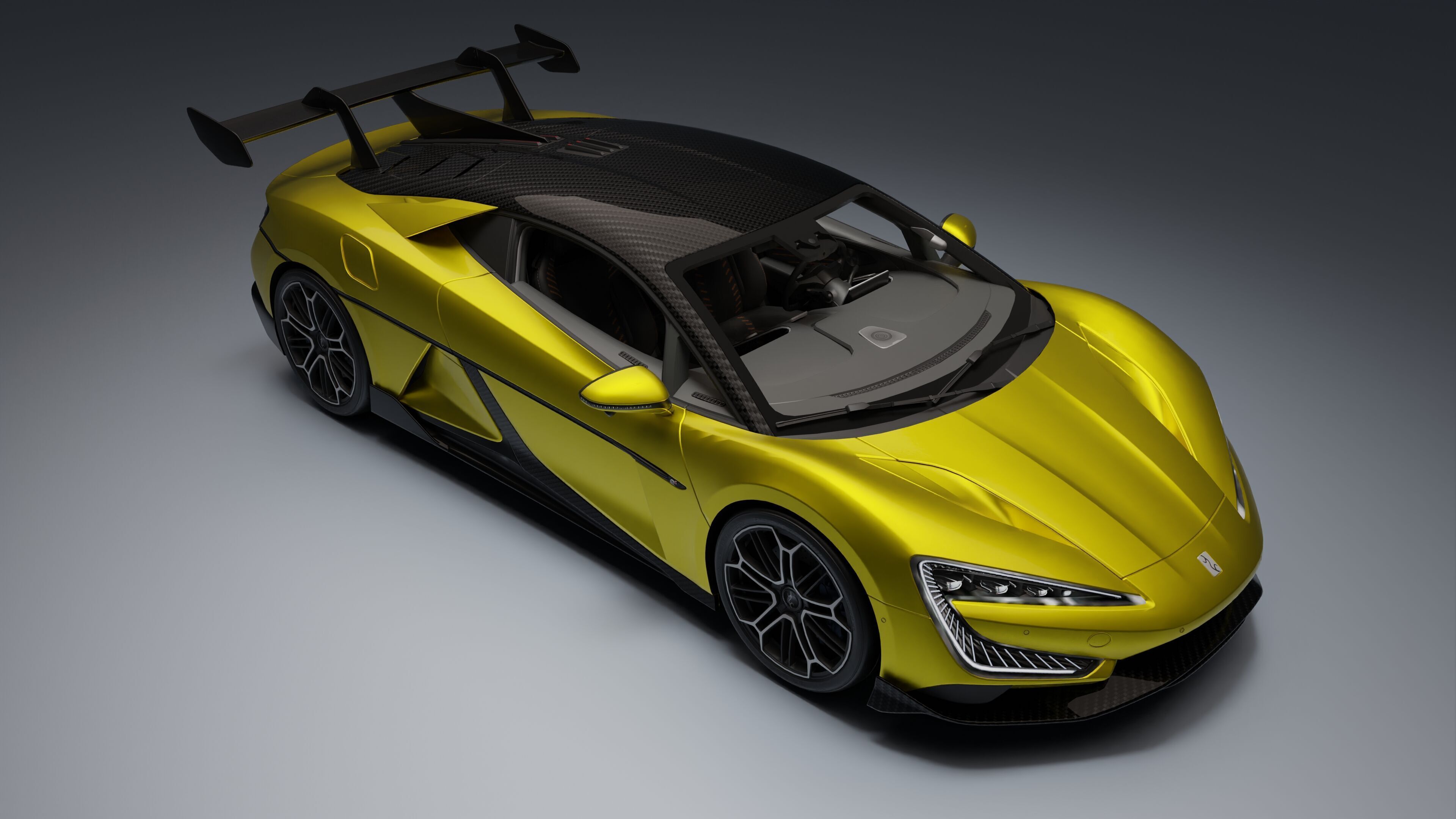 BYD YangWang U9 Low-poly 3D model_6