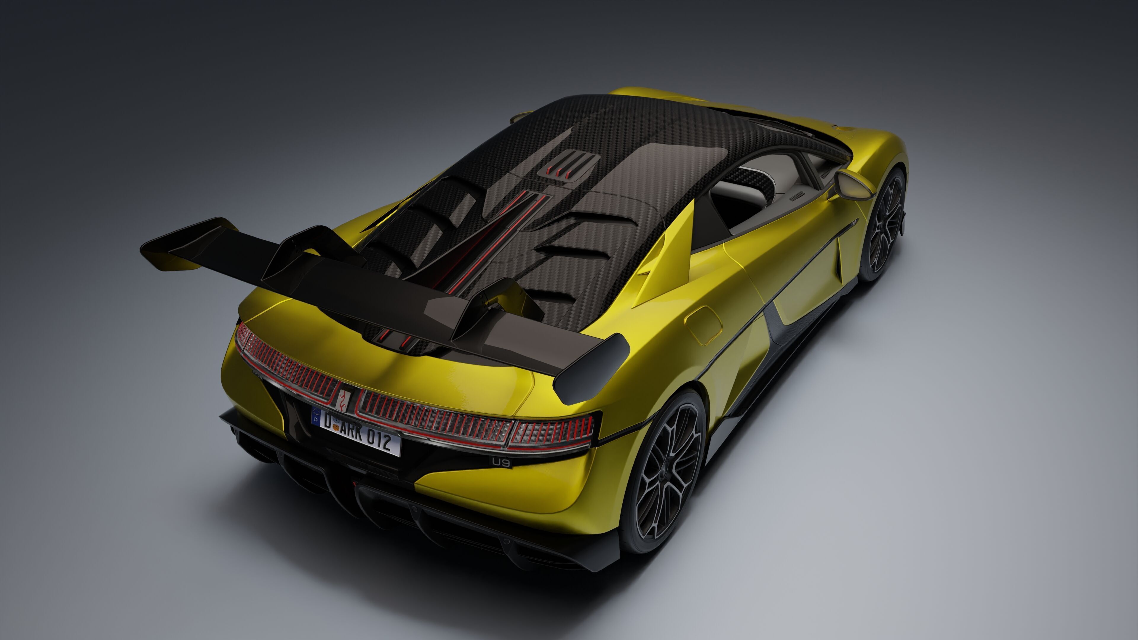 BYD YangWang U9 Low-poly 3D model_22