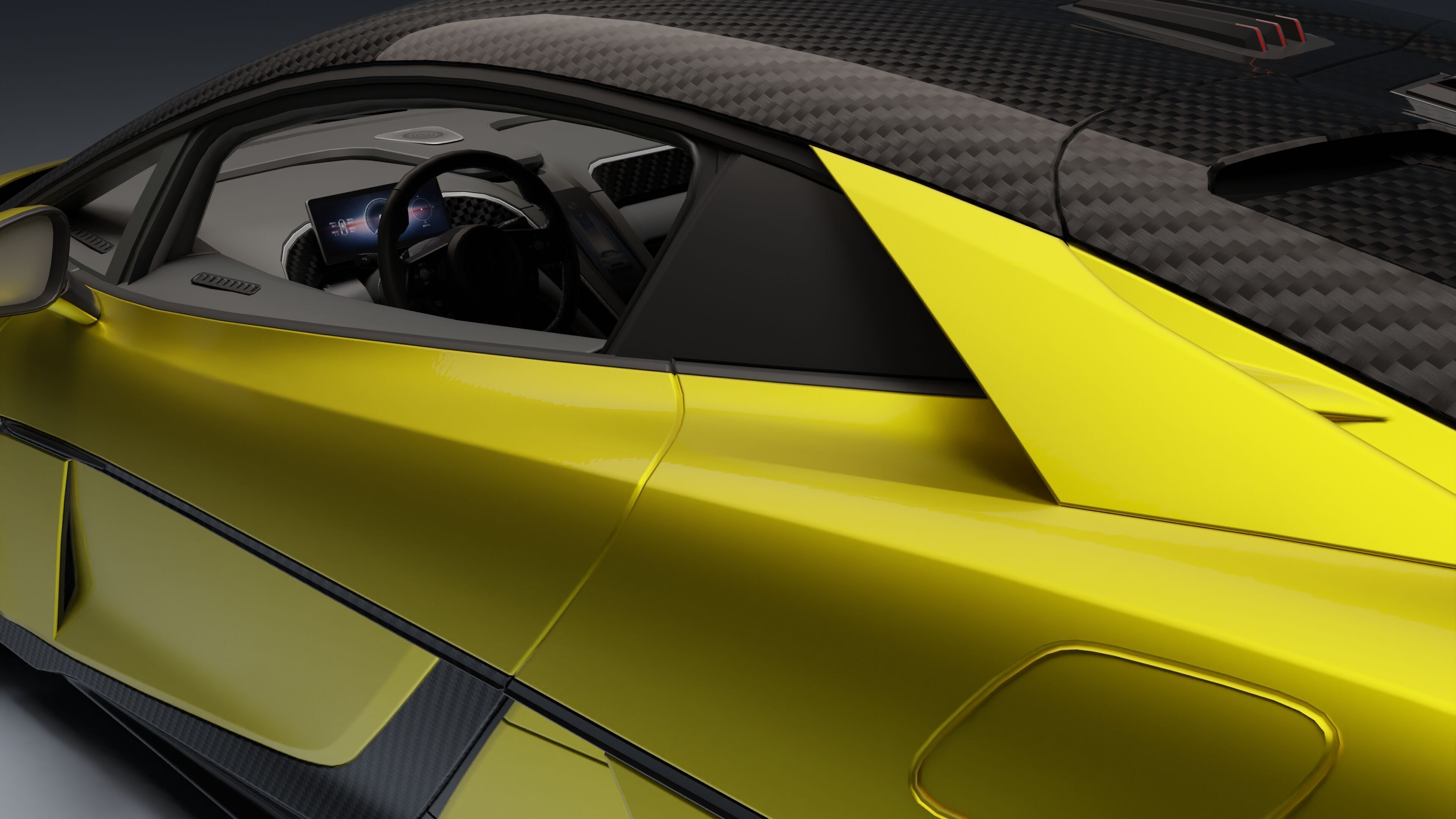 BYD YangWang U9 Low-poly 3D model_9