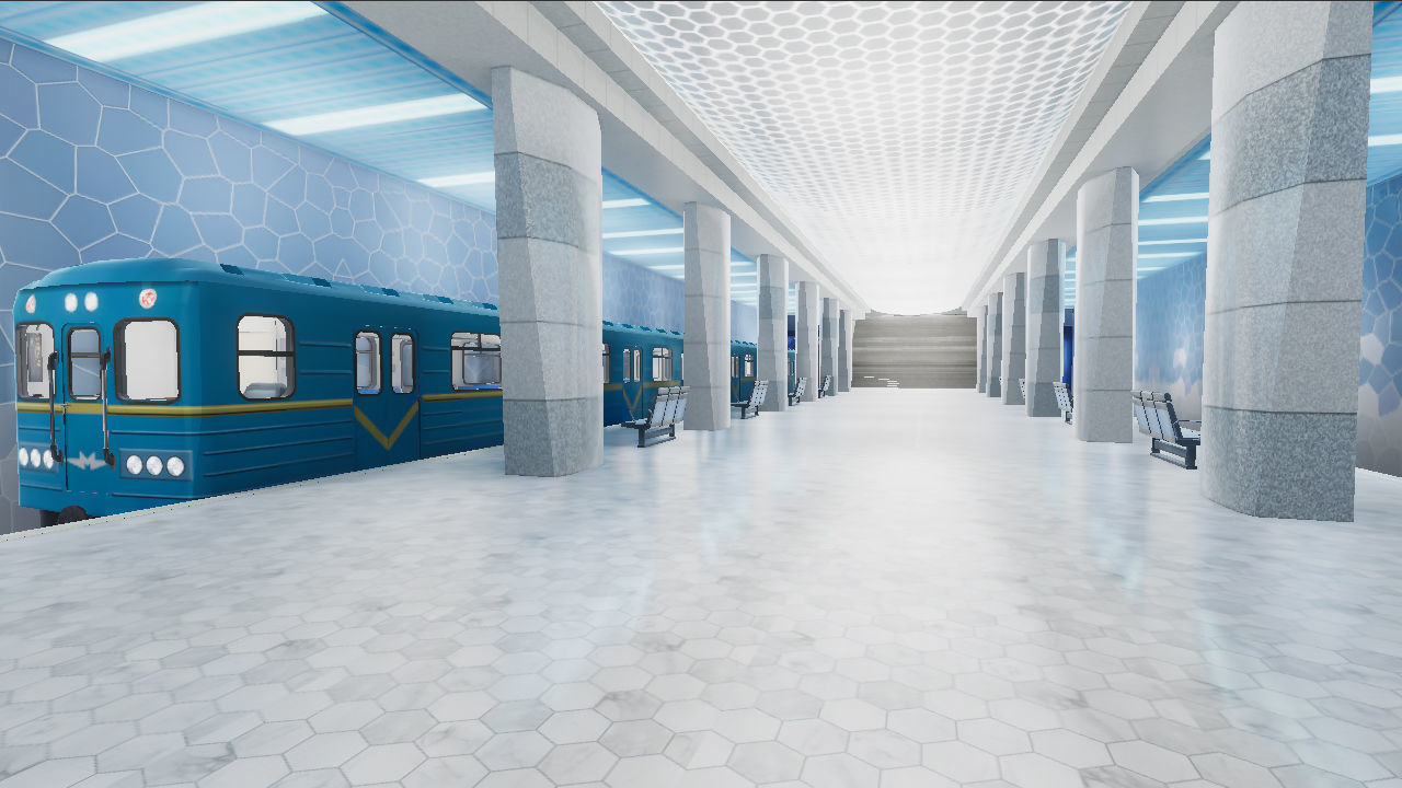 Subway Stations and Railway Trains Collection _15