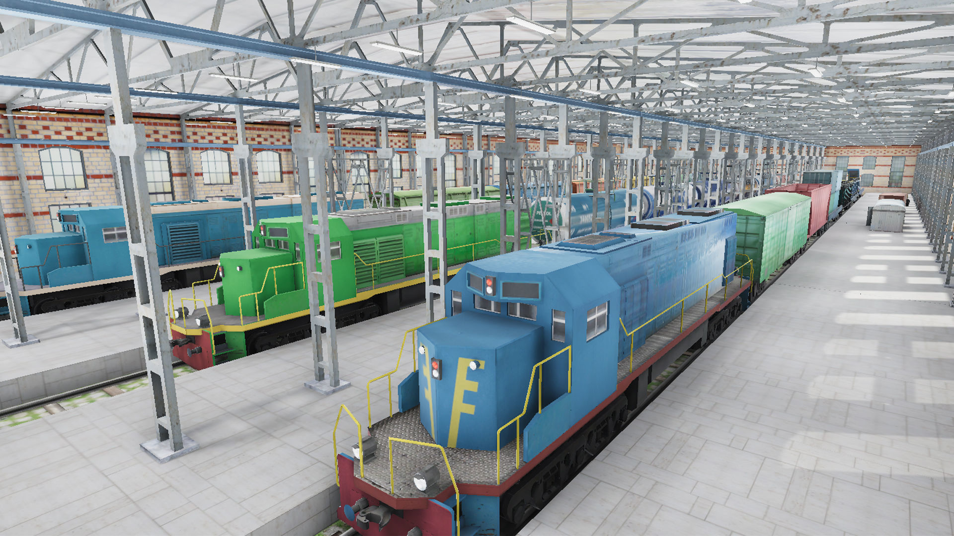 Subway Stations and Railway Trains Collection _48