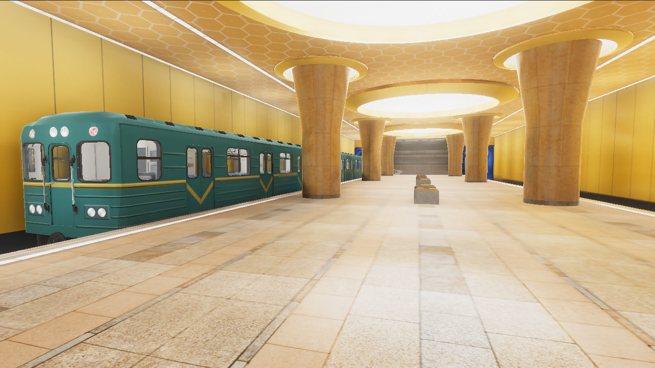 Subway Stations and Railway Trains Collection _30