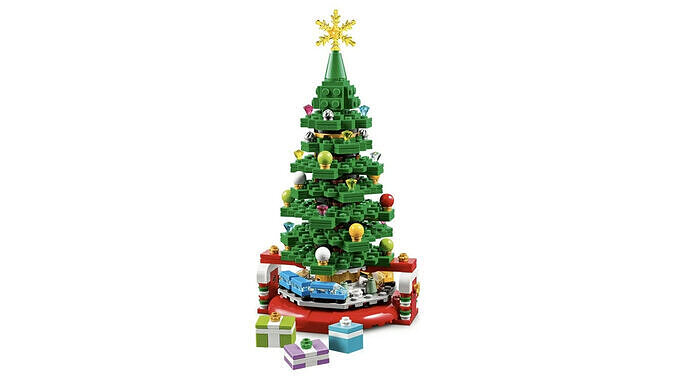 Wikibricks3D - 40338 Christmas Tree 3D print model
