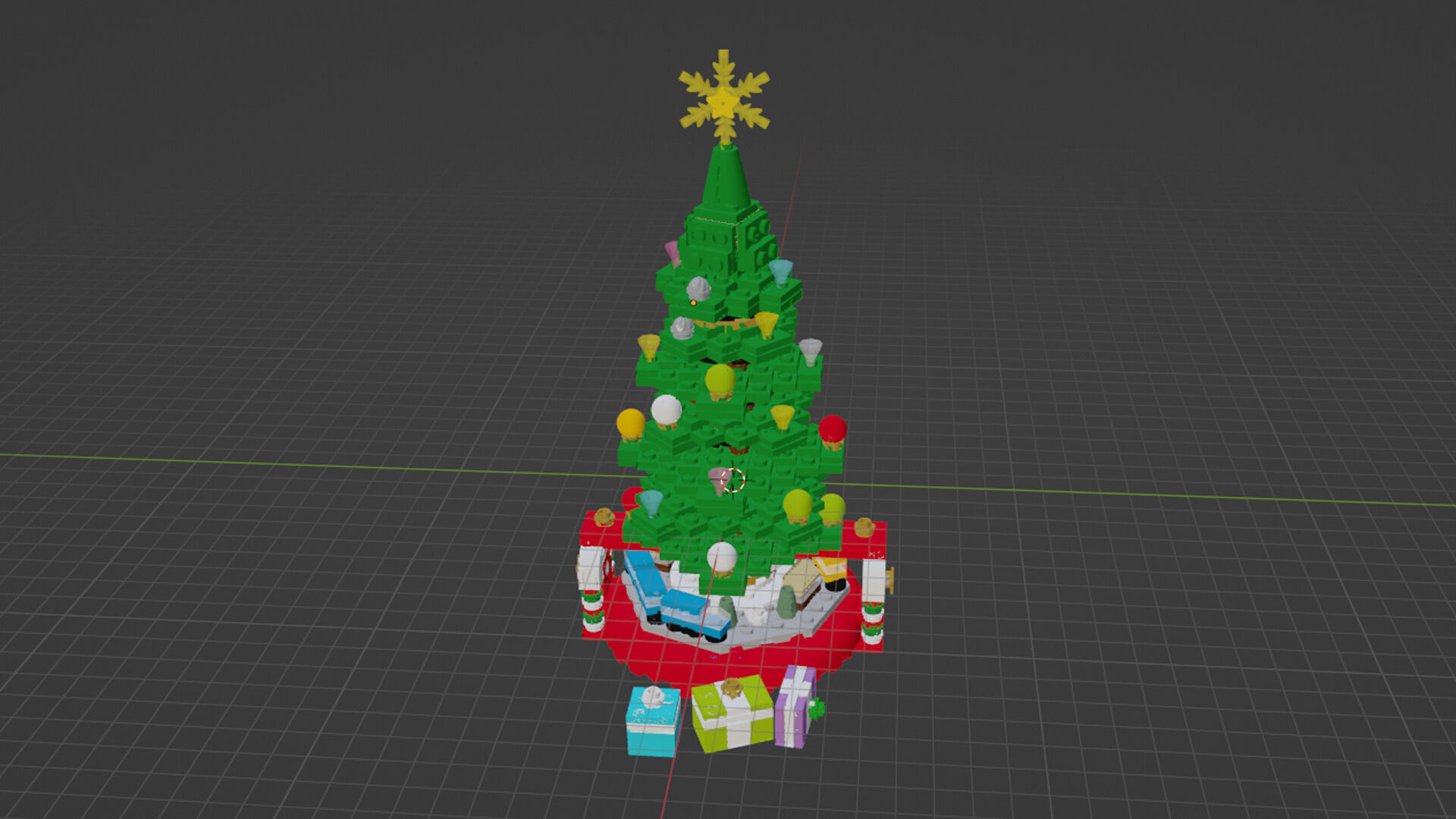 Wikibricks3D - 40338 Christmas Tree 3D print model_1