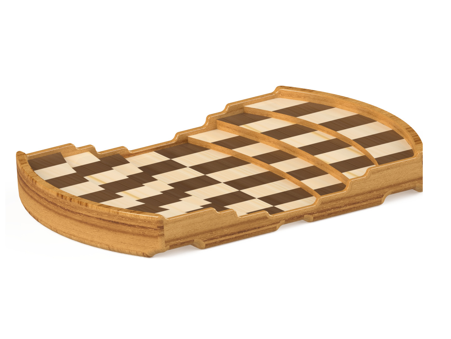 Colosseum Inspired Chess Board 3D Printable STL STP Free 3D print model_2