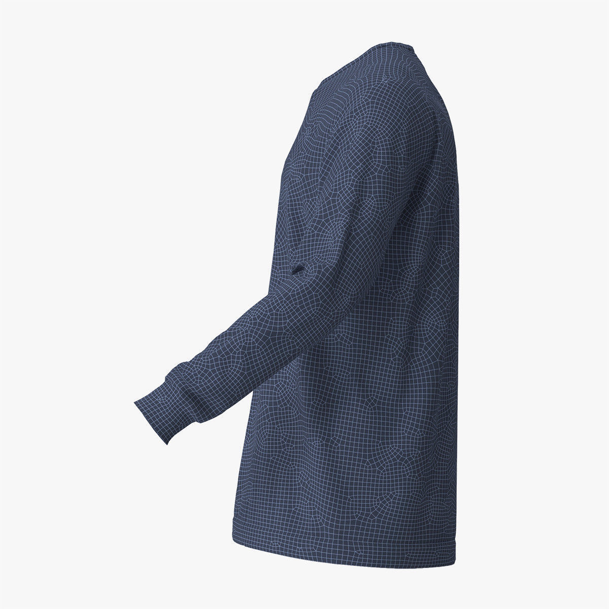 Sweater argyle 3D model_8