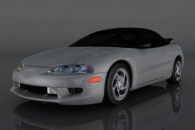 Eagle Talon Turbo Low-poly 3D model