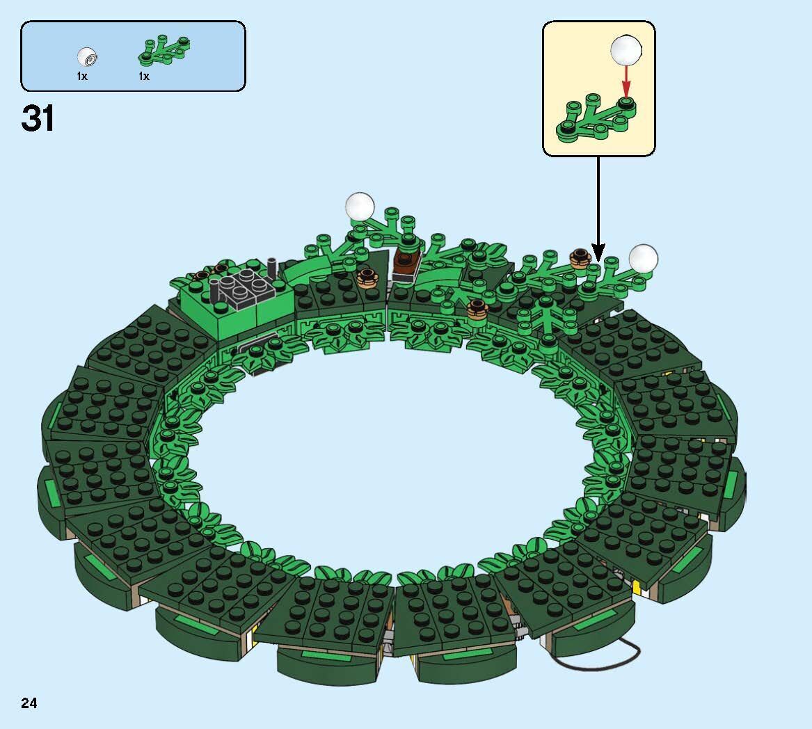 Wikibricks3D - 40426 Christmas Wreath 2-in-1 3D print model_22