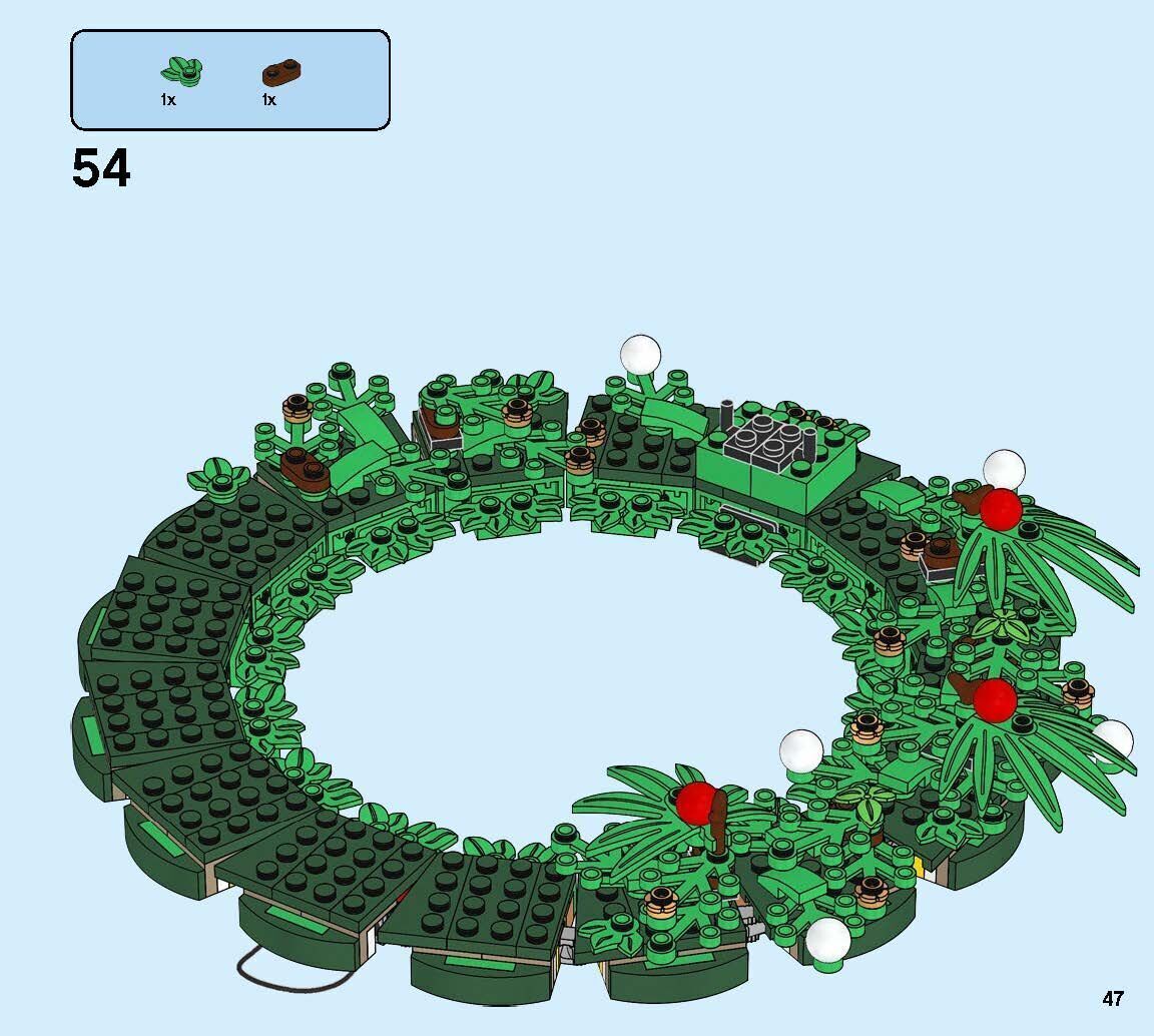 Wikibricks3D - 40426 Christmas Wreath 2-in-1 3D print model_45