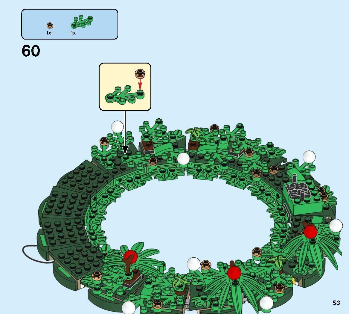 Wikibricks3D - 40426 Christmas Wreath 2-in-1 3D print model_51