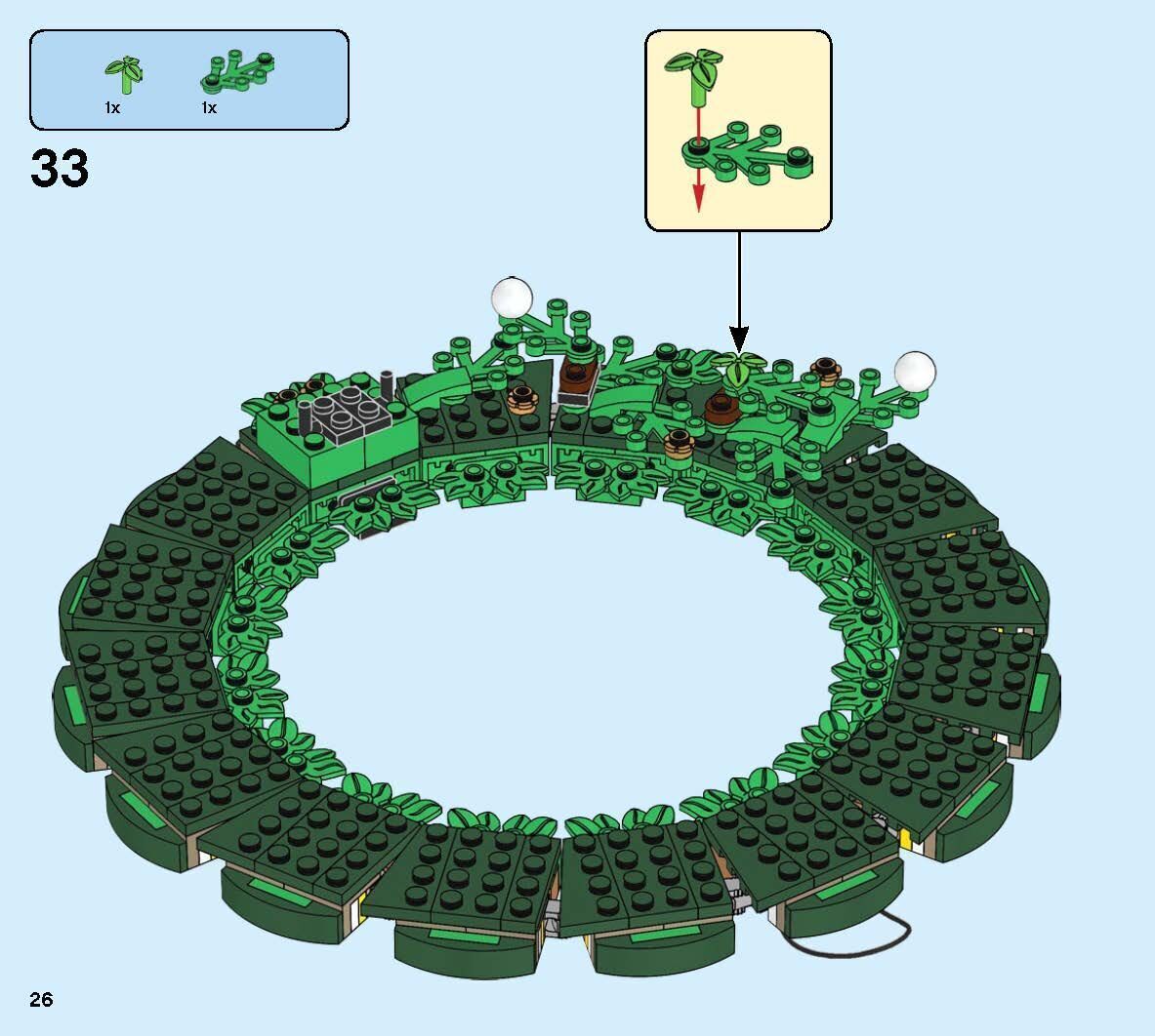 Wikibricks3D - 40426 Christmas Wreath 2-in-1 3D print model_24