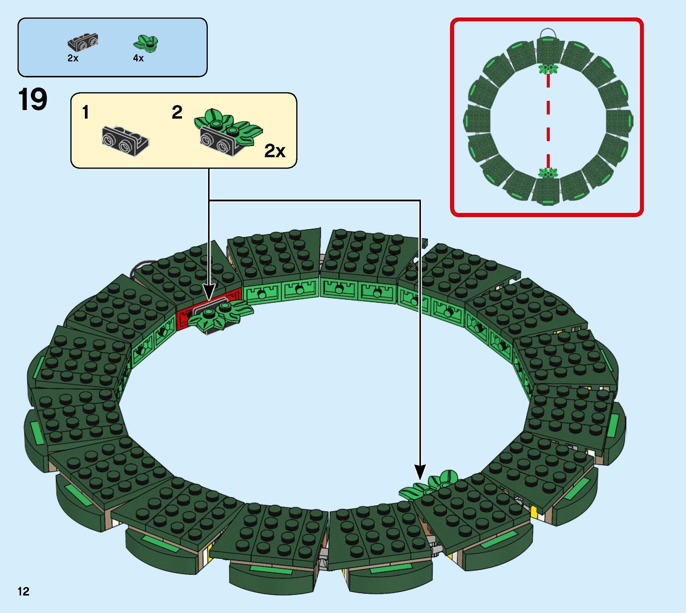 Wikibricks3D - 40426 Christmas Wreath 2-in-1 3D print model_10
