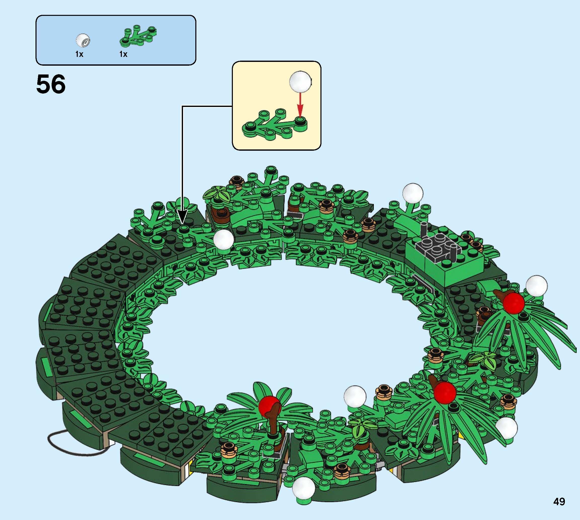 Wikibricks3D - 40426 Christmas Wreath 2-in-1 3D print model_47