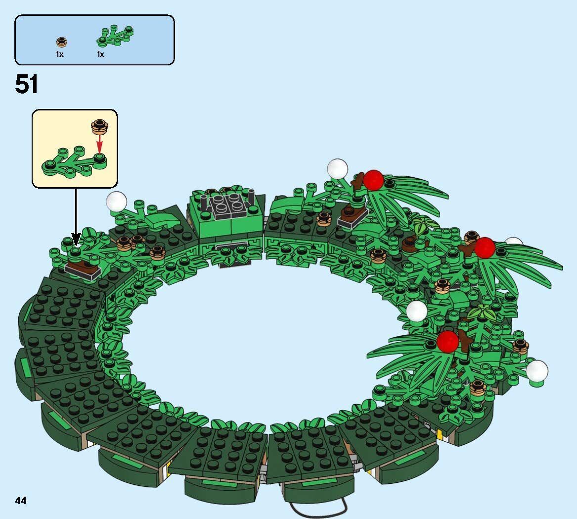Wikibricks3D - 40426 Christmas Wreath 2-in-1 3D print model_42