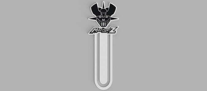 Mazinger Z Logo 2 Bookmark Free 3D print model