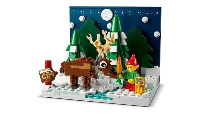 Wikibricks3D - 40484 Santa Front Yard 3D print model