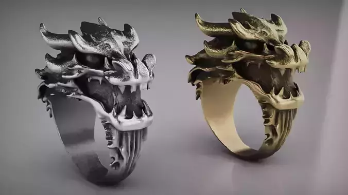 Dragon Ring - Creatures Ring - Monster Ring