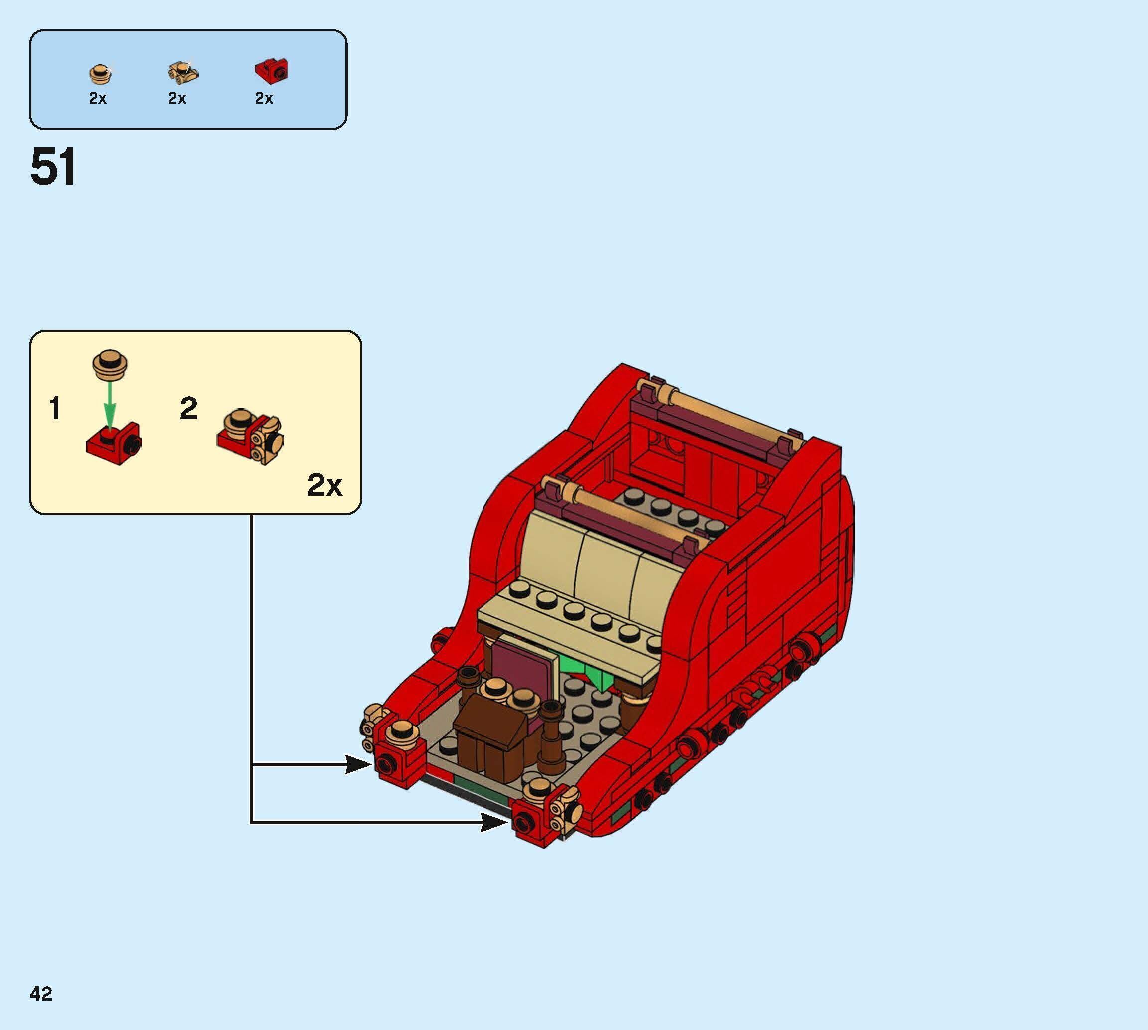 Wikibricks3D - 40499 Santa Sleigh 3D print model_47