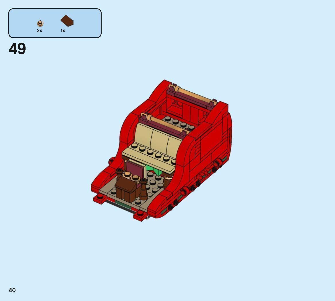 Wikibricks3D - 40499 Santa Sleigh 3D print model_45