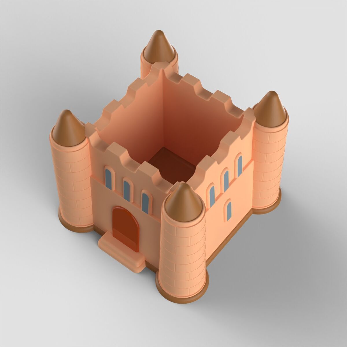 Castle 3D print model_7