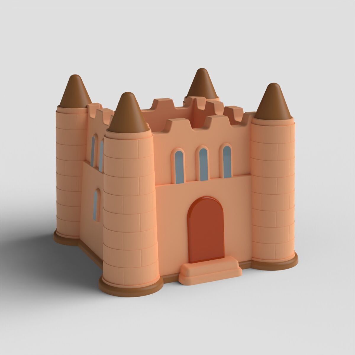 Castle 3D print model_2