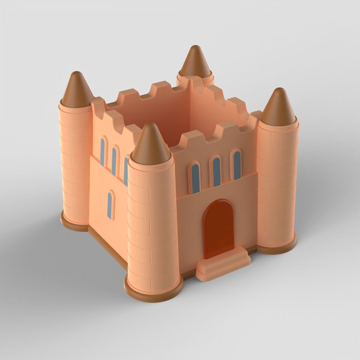 Castle 3D print model_8