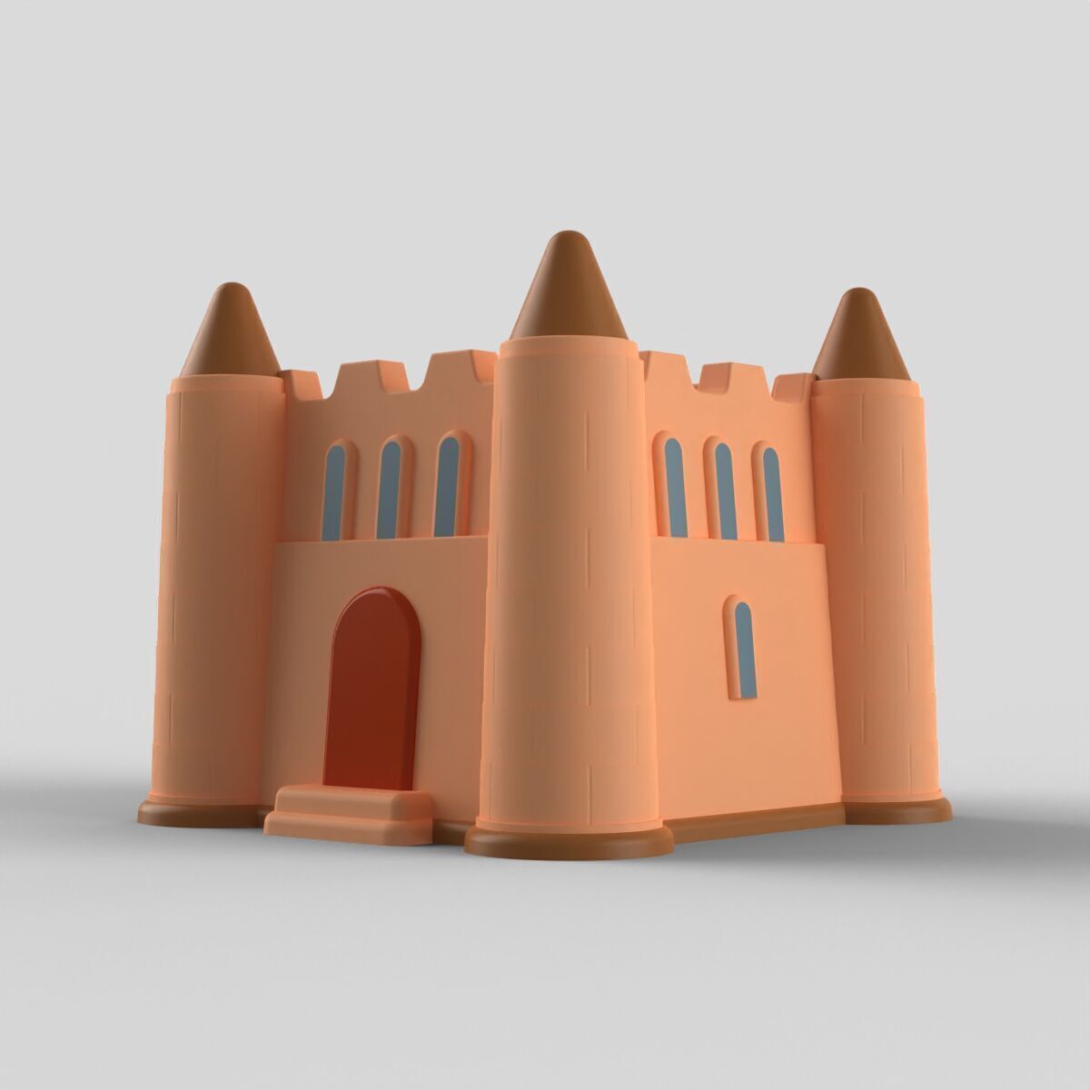 Castle 3D print model_6