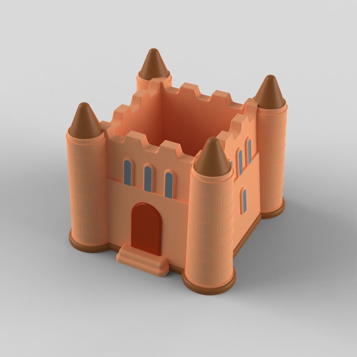Castle 3D print model_0