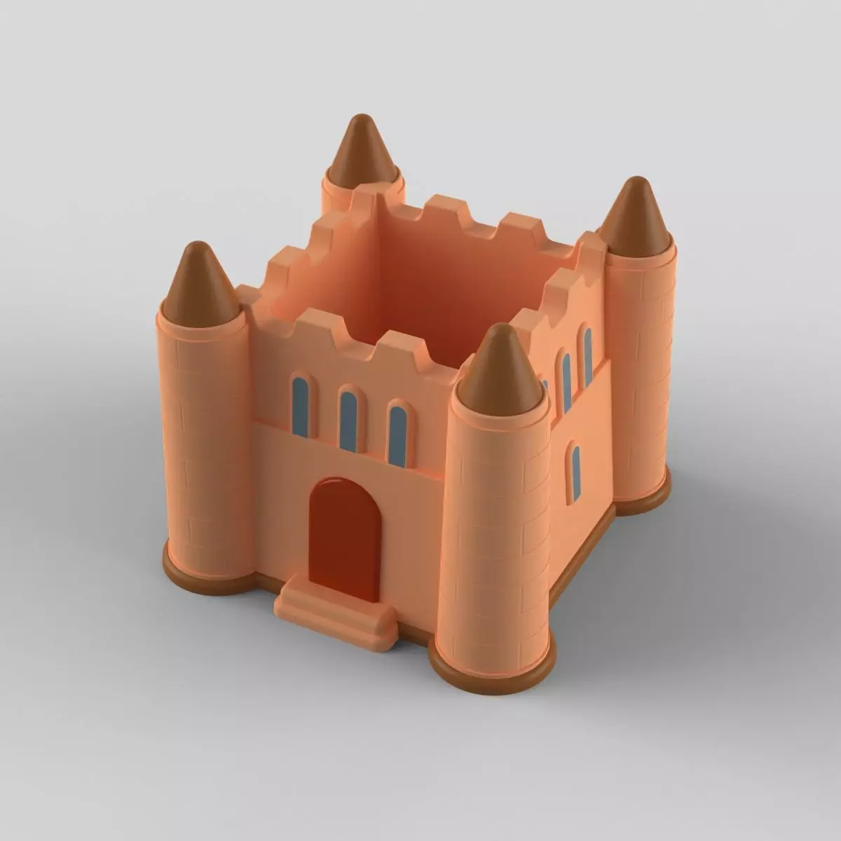 Castle 3D print model_0
