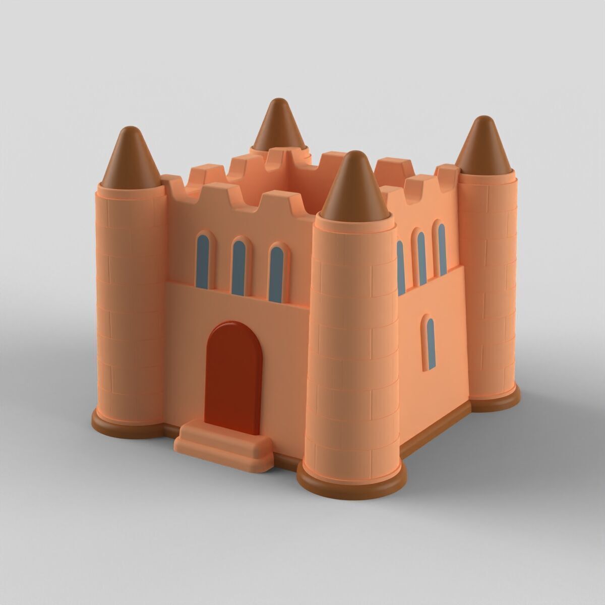 Castle 3D print model_5