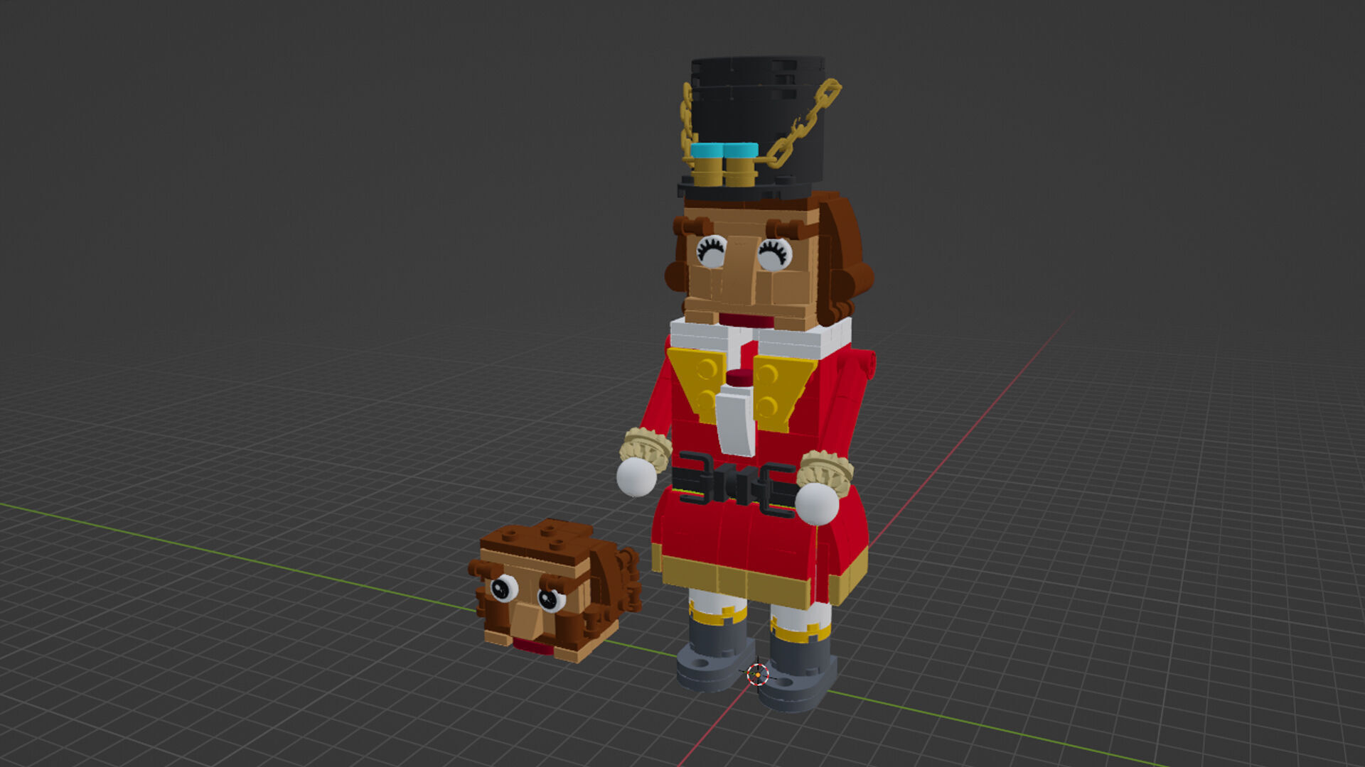 Wikibricks3D - 40640 LEGO Nutcracker 3D print model_1