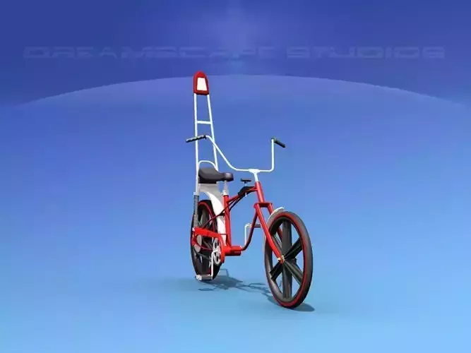 Chopper Style Boys Bicycle 1970 3D model