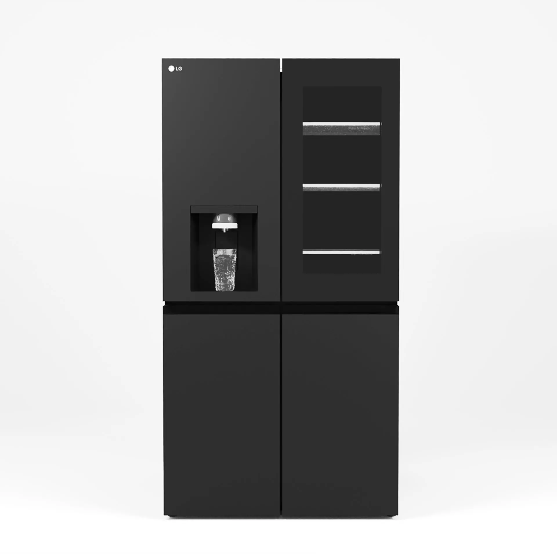 LG InstaView Refrigerator 3D model_0