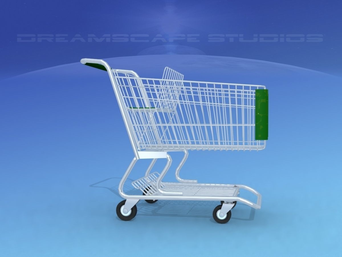 Shopping Cart 3D model_1