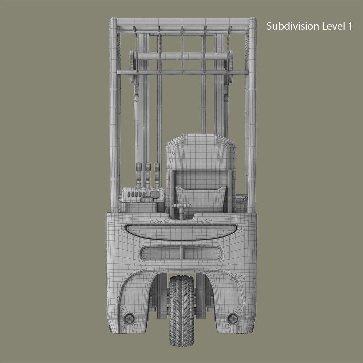 Forklift Jungheinrich 3D model_19