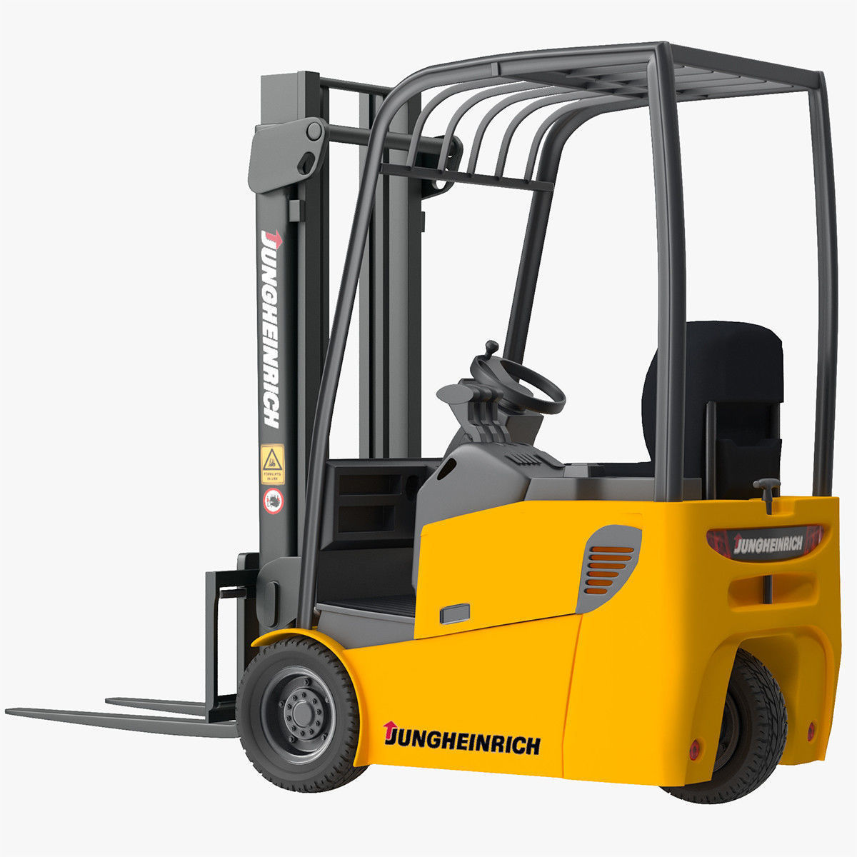Forklift Jungheinrich 3D model_3